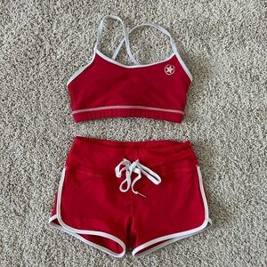 Savage Barbell Red Varsity set XS